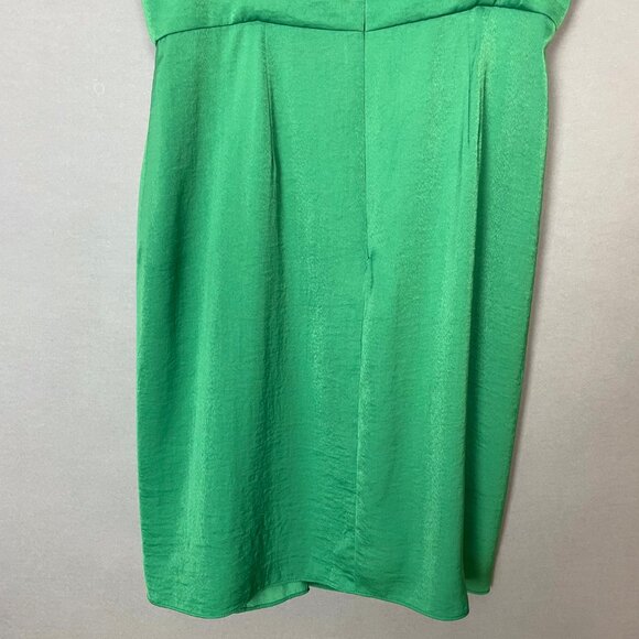 BCBGMaxAzria Strapless Dress Brooch Larre Kelly Green Sz 10 Cocktail Homecoming - Picture 8 of 16